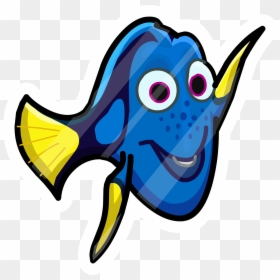 Club Penguin Dory, HD Png Download - finding dory characters png