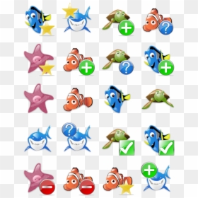 Finding Nemo Vector Free, HD Png Download - finding dory characters png