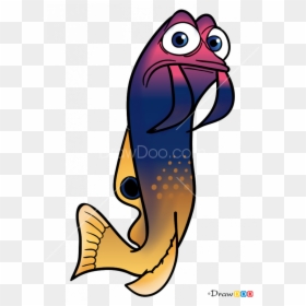 Gurgle Drawing, HD Png Download - finding dory characters png