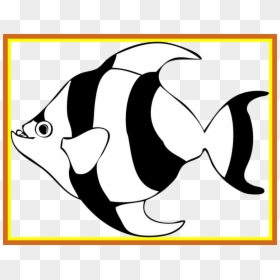 Angelfish Clipart Black And White, HD Png Download - finding dory characters png