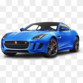 Jaguar F Type 2017 Blue, HD Png Download - super car png