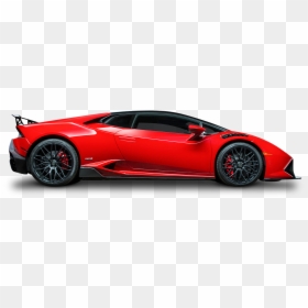 Red Lamborghini Huracan Png, Transparent Png - super car png