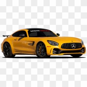 Race Body Kit Orange Mercedes Png, Transparent Png - super car png