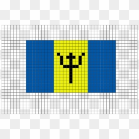 Mexican Flag Pixel Art, HD Png Download - barbados flag png