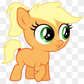 My Little Pony Applejack Filly, HD Png Download - pony tail png