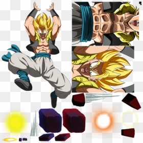 Dokkan Battle Assets, HD Png Download - gogeta ssj4 png