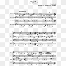 Star Spangled Banner Sheet Music Snare Drum, HD Png Download - elfen lied lucy png