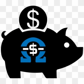 Transparent Piggy Bank Logo, HD Png Download - save money icon png