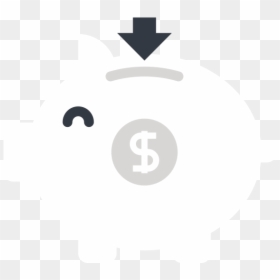 Cost Reduction Icon Png White, Transparent Png - save money icon png