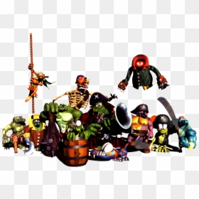 Kremlings Donkey Kong, HD Png Download - lanky kong png