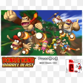 Donkey Kong Barrel Blast 2007, HD Png Download - lanky kong png