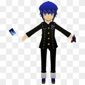 Yosuke Hanamura Persona Q, HD Png Download - naoto shirogane png