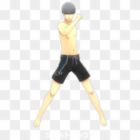 Persona 4 Yu Swimsuit, HD Png Download - naoto shirogane png
