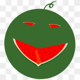 Watermelon With Face Png, Transparent Png - watermelon vector png