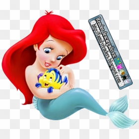 Little Mermaid Baby Png, Transparent Png - baby ariel png