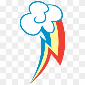 Mlp Rainbow Dash Cutie Mark, HD Png Download - fluttershy cutie mark png