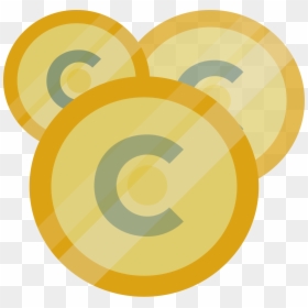 Circle, HD Png Download - gold coin icon png