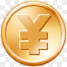 Yen Coin Clipart, HD Png Download - gold coin icon png