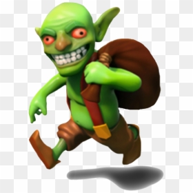 Green Goblin Clash Of Clans, HD Png Download - clash royale hog rider png