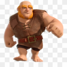 Clash Of Clans Giant Png, Transparent Png - clash royale hog rider png