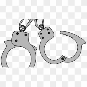 Free Handcuffs Clip Art, HD Png Download - handcuffs vector png