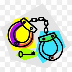 Clip Art, HD Png Download - handcuffs vector png