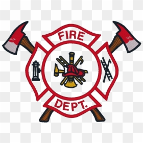 Fire Department Logo With Axes, HD Png Download - firefighter symbol png