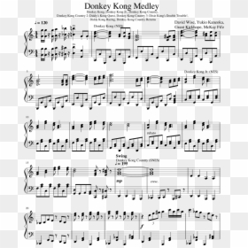 Donkey Kong Theme Song Sheet Music, HD Png Download - diddy kong racing png
