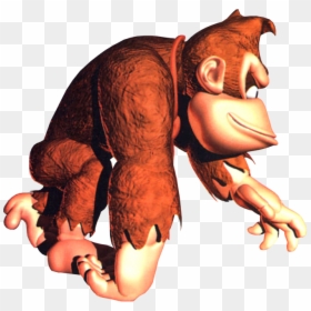 Donkey Kong Country Models, HD Png Download - diddy kong racing png