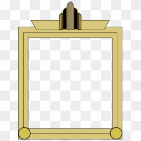 Art Deco Frame Clip Art, HD Png Download - great gatsby border png
