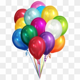 Transparent Background Bunch Of Balloon Clipart, HD Png Download - real balloon png
