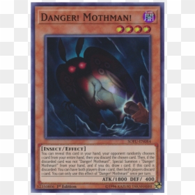 Yu Gi Oh Danger, HD Png Download - mothman png