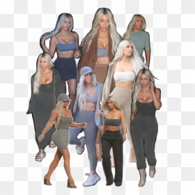 Girl, HD Png Download - kim kardashian face png