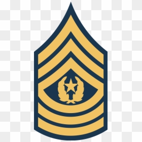 Sergeant Major Of The Army Symbol, HD Png Download - army ranks png