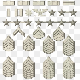 Marine Corps Rank Images Png, Transparent Png - army ranks png