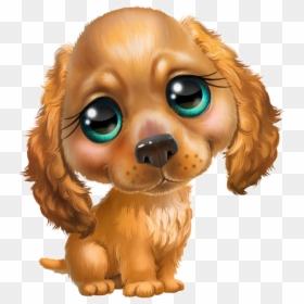 Painting Cocker Spaniel Puppy, HD Png Download - sad puppy png