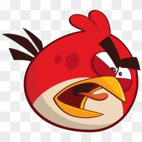 Angry Birds Toons Red Bird, HD Png Download - angry birds red png