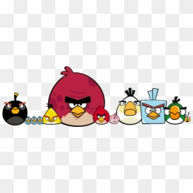 Classic Angry Birds Bomb, HD Png Download - angry birds red png