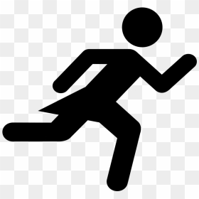 Stick Woman Running, HD Png Download - stick figure walking png