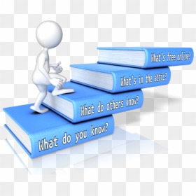 One Step At A Time Clipart, HD Png Download - stick figure walking png