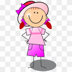 Clipart Girl Stick Figure, HD Png Download - stick figure walking png