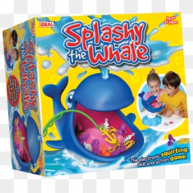 Splashy The Whale, HD Png Download - water squirt png