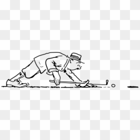 Funny Golfer Clip Art, HD Png Download - golf png images