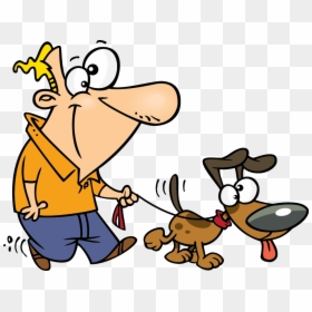 Walk My Dog Cartoon, HD Png Download - dog png cartoon