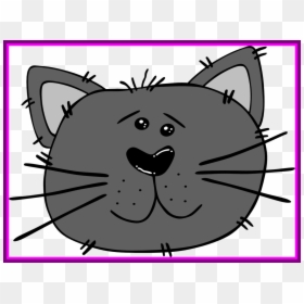 Cat Face Clipart Transparent, HD Png Download - dog png cartoon