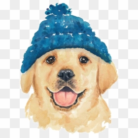 Dog Watercolor Painting Easy, HD Png Download - dog png cartoon