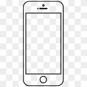 White Smartphone Icon Png, Transparent Png - phonepng