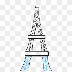 Paris Drawing Transparent, HD Png Download - paris tower png
