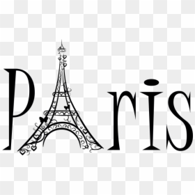 Paris Tipografia, HD Png Download - paris tower png