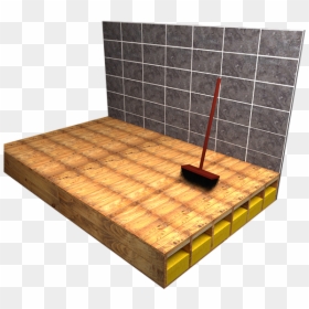 Wet Room Floor Boards, HD Png Download - wooden floor png